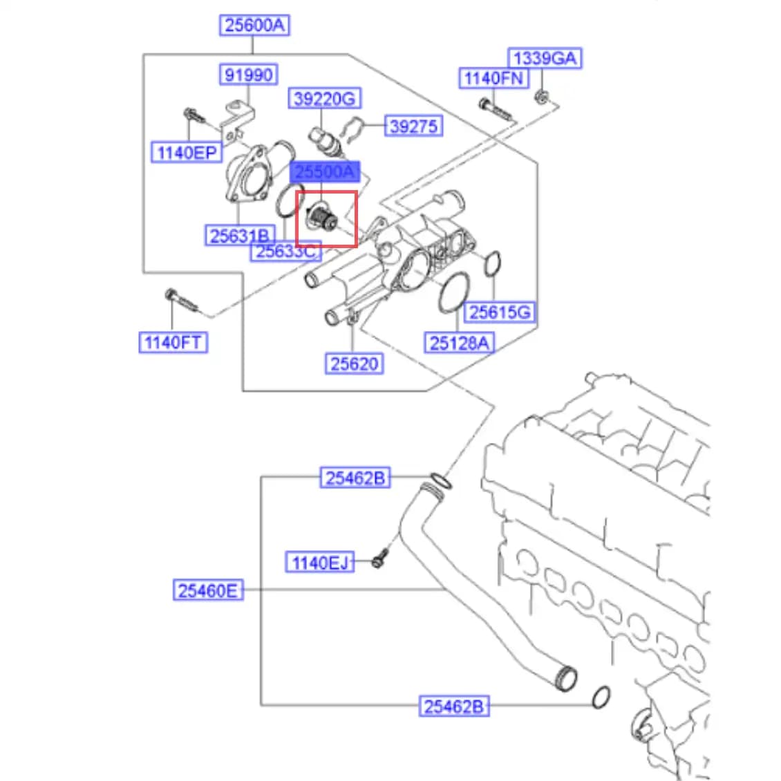 شماتیک نصب ترموستات آونته IX45/YF/I30